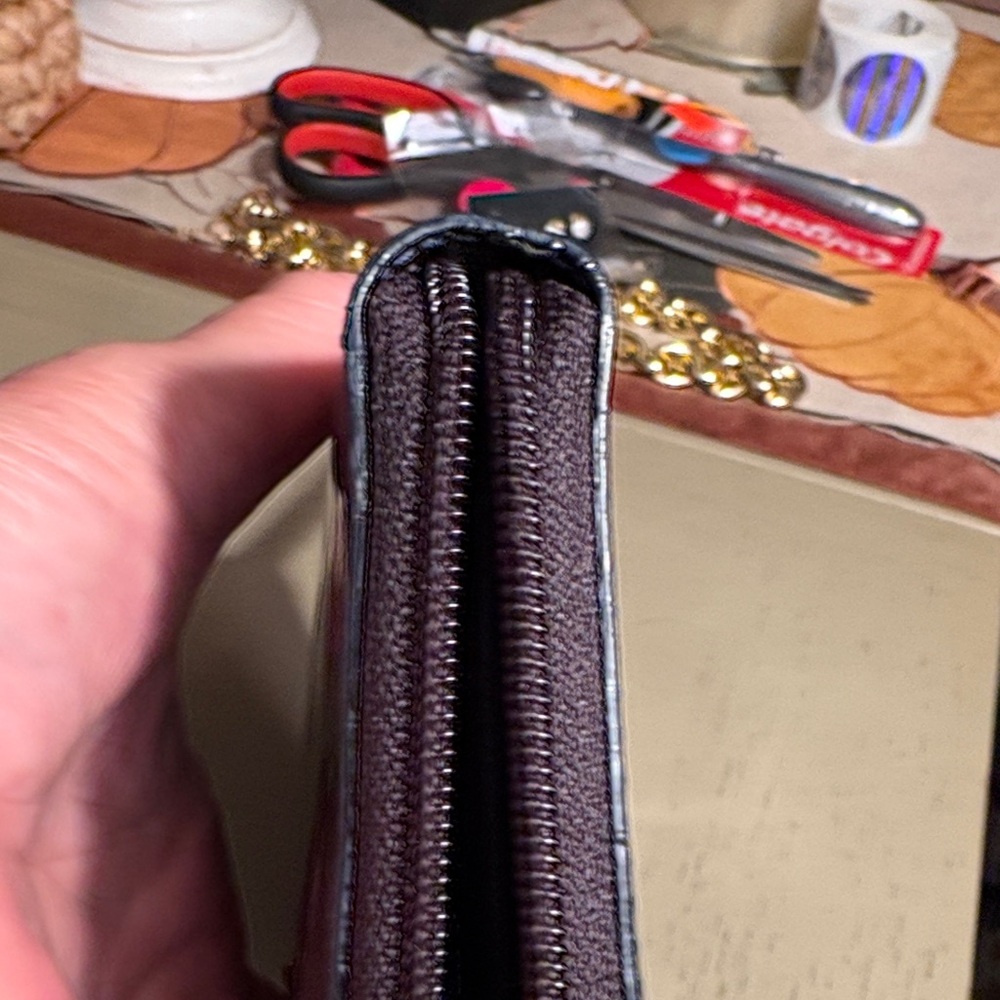 Kate Spade Black Sparkle Wallet NWOT - Picture 9 of 13